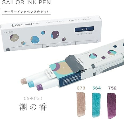 Sailor - Set 3 Marcadores Punta Pincel - Scent of tide - Studio Ink