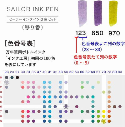 Sailor - Set 3 Marcadores Punta Pincel - Lingering scent - Studio Ink