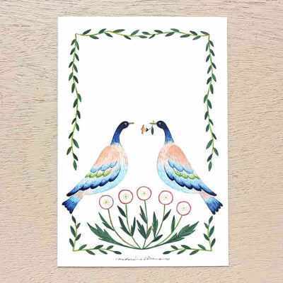 Cozyca Products - Bloc de 10 Postales - Birds