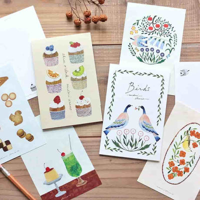 Cozyca Products - Bloc de 10 Postales - Birds