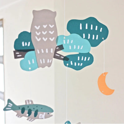 Cozyca Products - Tarjeta-Móvil Masao Takahata - Owl Forest