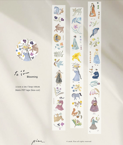 PION - PET Tape Precortado 35 mm - Matte - Blooming