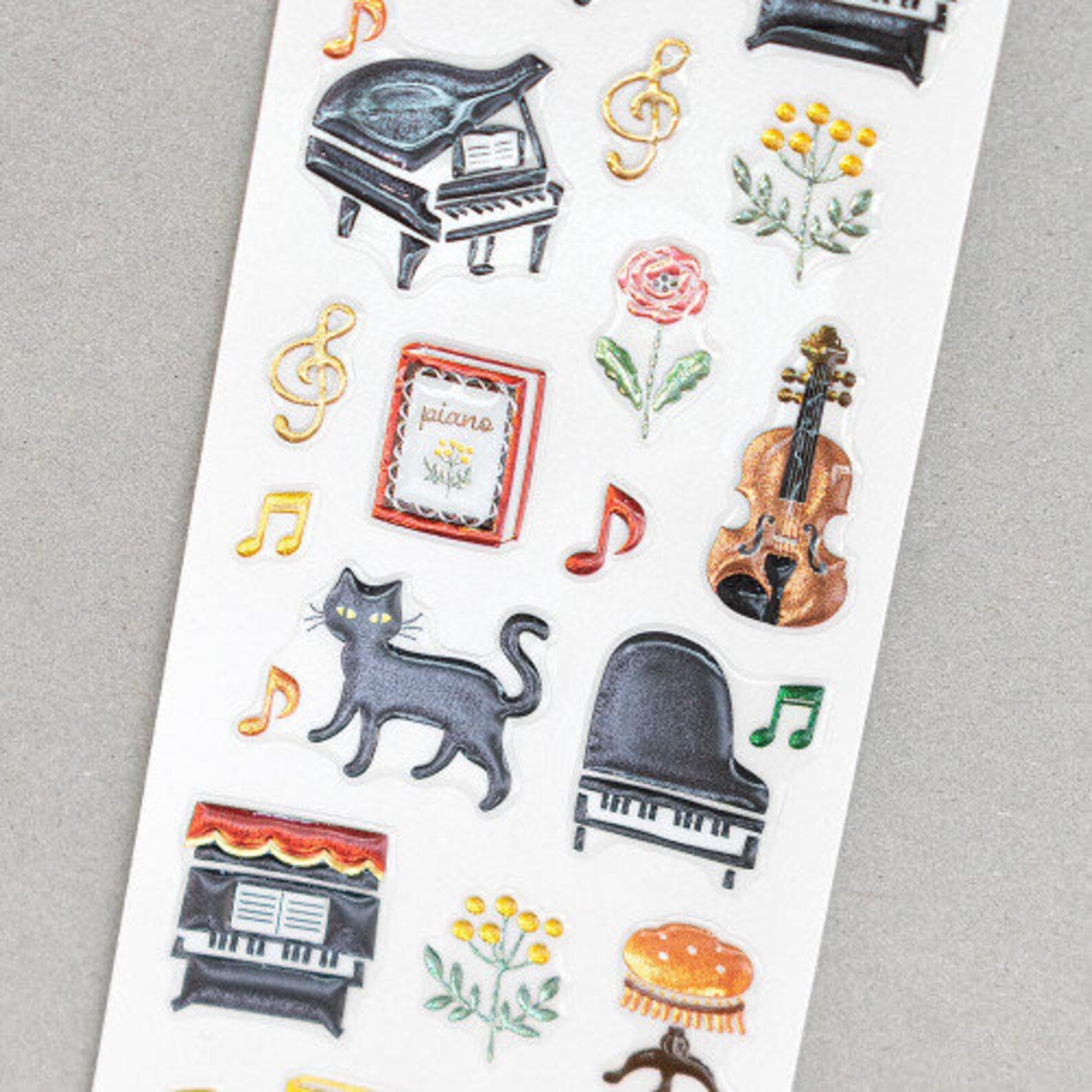 NB Co - Pegatinas Doradas - Cats and Music