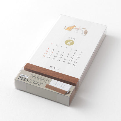 Midori - Calendario 2026 - Cat - Stand Calendar