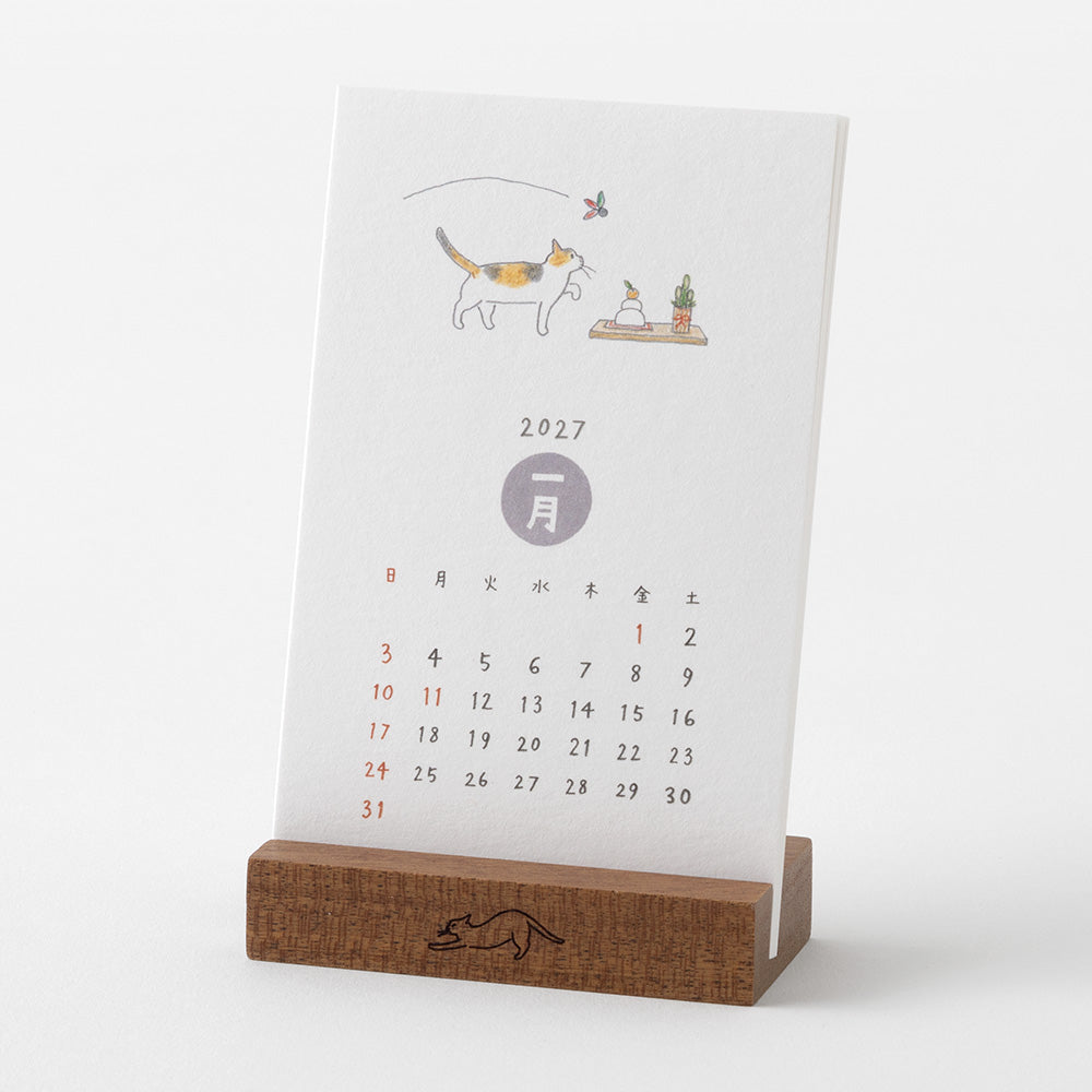 Midori - Calendario 2027 - Cat - Stand Calendar