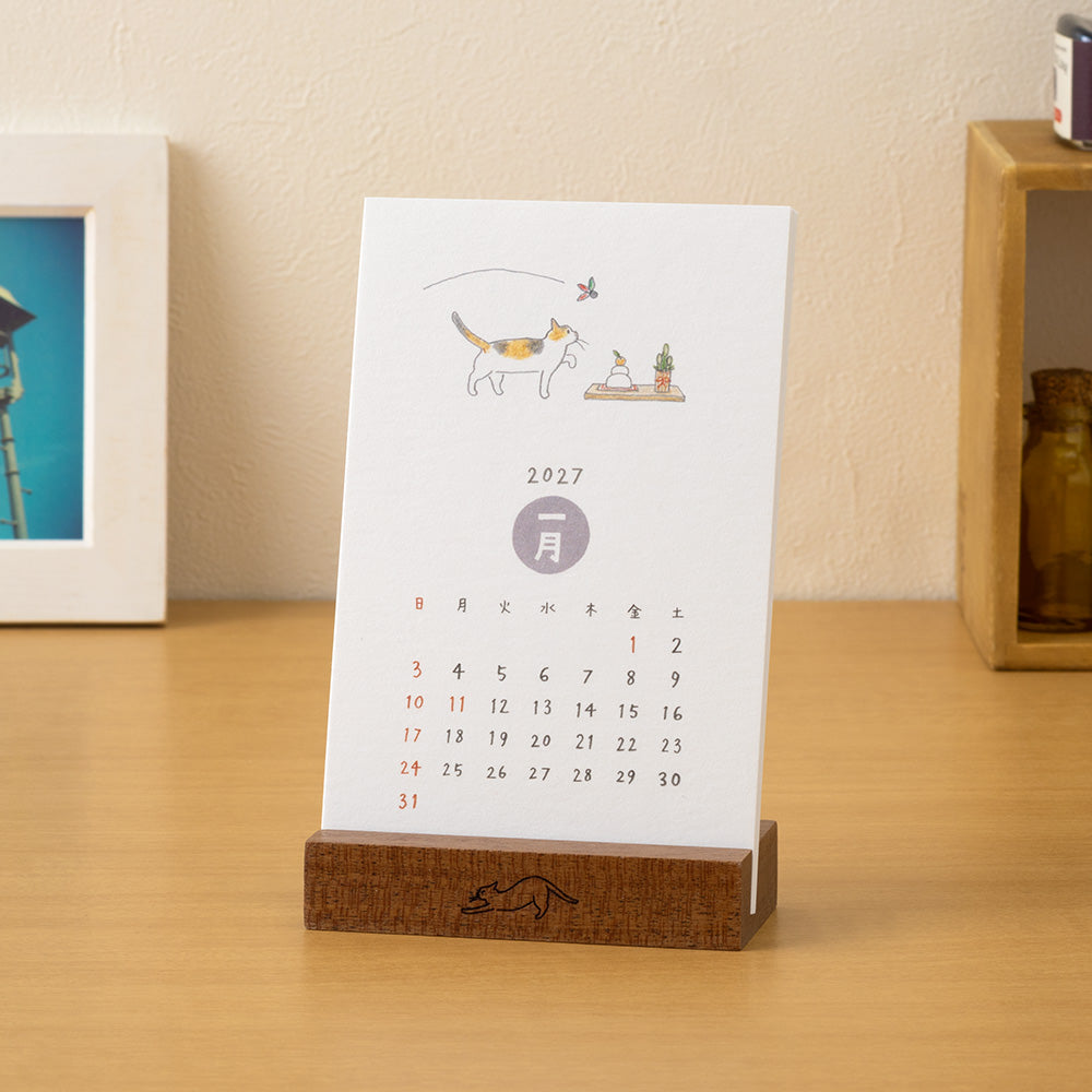 Midori - Calendario 2027 - Cat - Stand Calendar