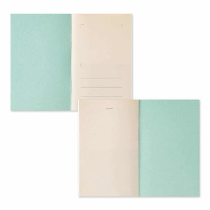 Midori - Archivador para Pegatinas - Azul - 20 hojas con bolsillos
