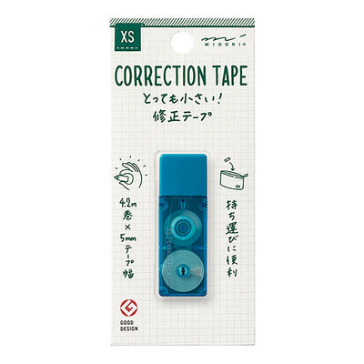Midori - Corrector de cinta XS - Azul
