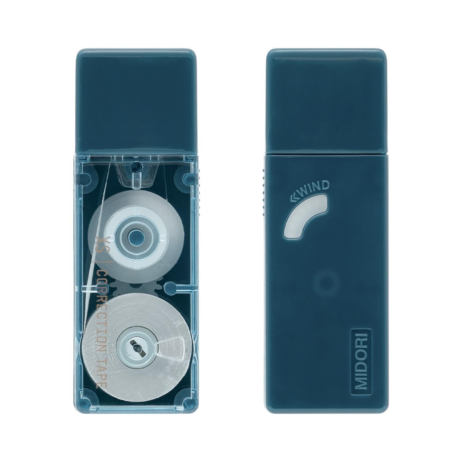 Midori - Corrector de cinta XS - Azul Navy