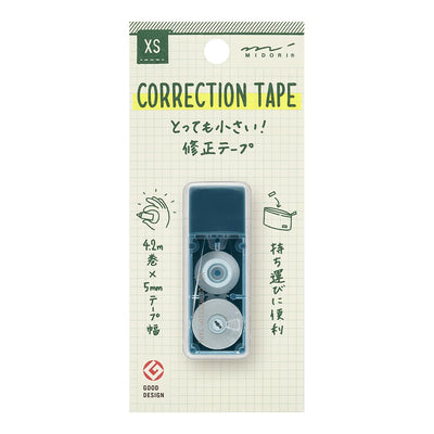 Midori - Corrector de cinta XS - Azul Navy