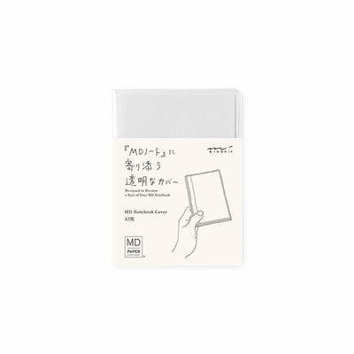 MD PAPER - Funda plástico transparente - Clear Cover - Cuadernos A7