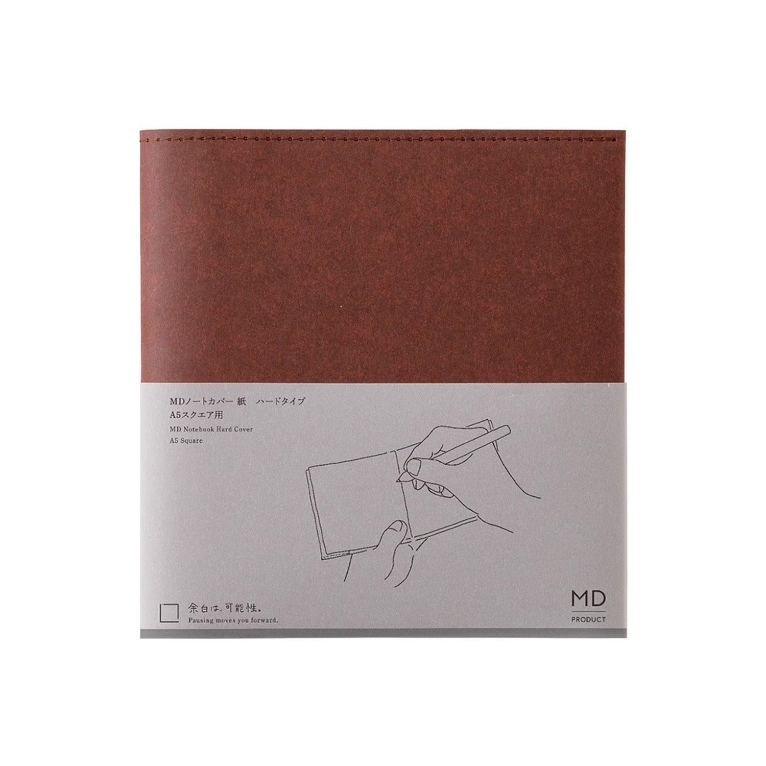 MD PRODUCT - Funda Rígida Papel - Hard Cover - Cuadernos A5 Square