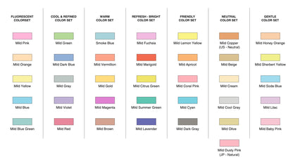 Zebra - Set 5 Marcadores Punta Doble - MILDLINER - Friendly