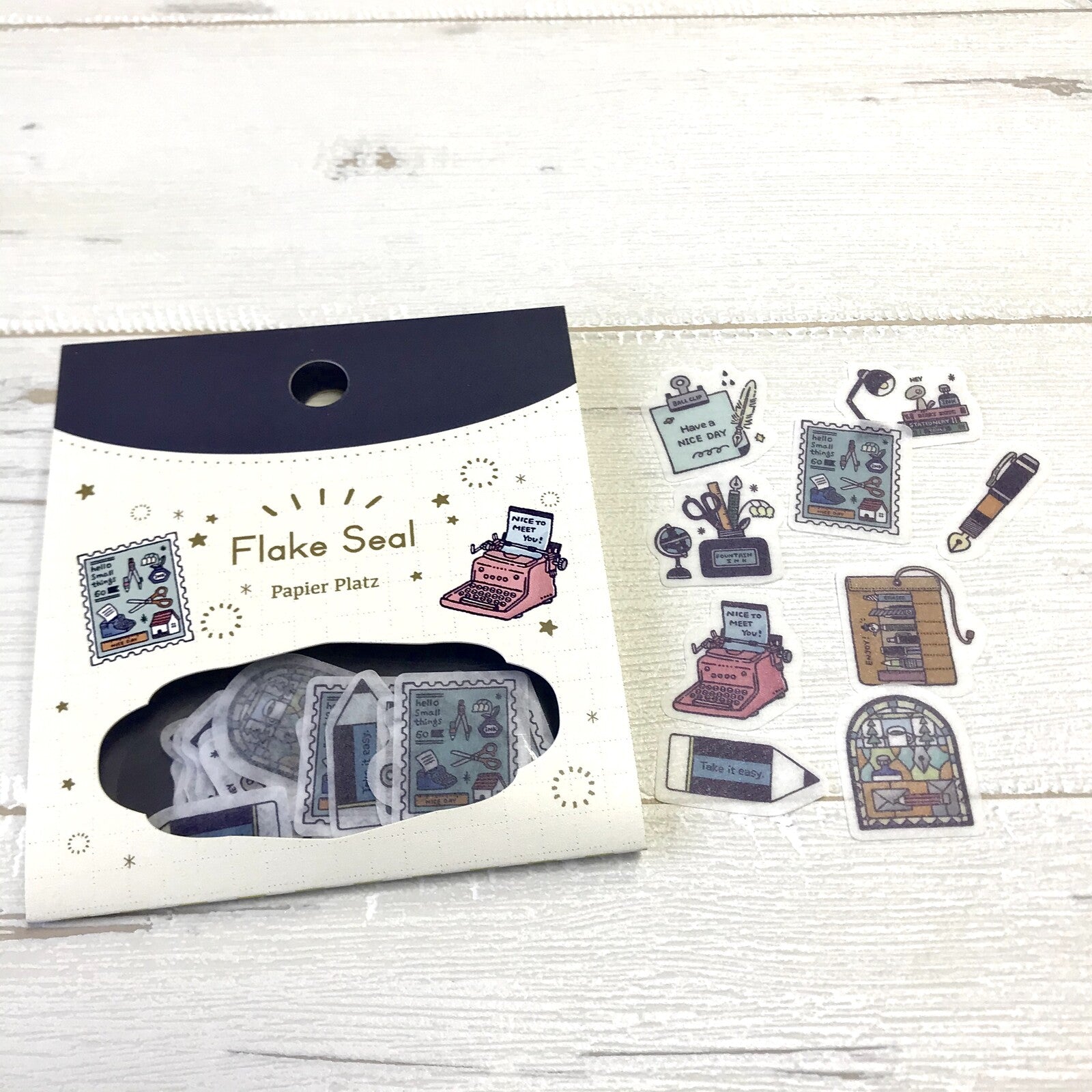 Papier Platz x Eric - Pegatinas Flake Sticker - Stationery