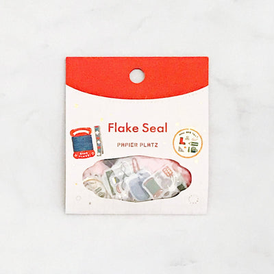 Papier Platz x Eric - Pegatinas Foil Dorado Flake Sticker - Sewing