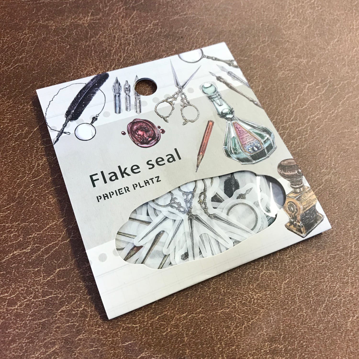 Papier Platz - Pegatinas Flake Sticker - Antique Stationery