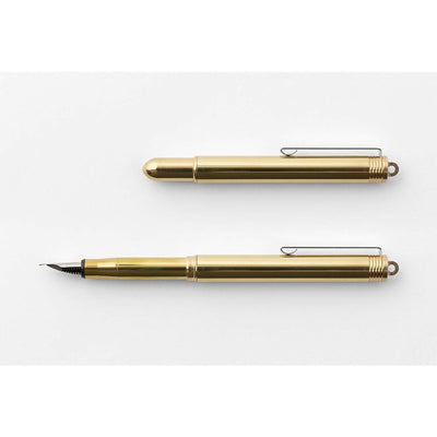 Traveler's Company - Caja de 6 recambios Tinta Negra - CARTRIDGE BRASS FOUNTAIN PEN