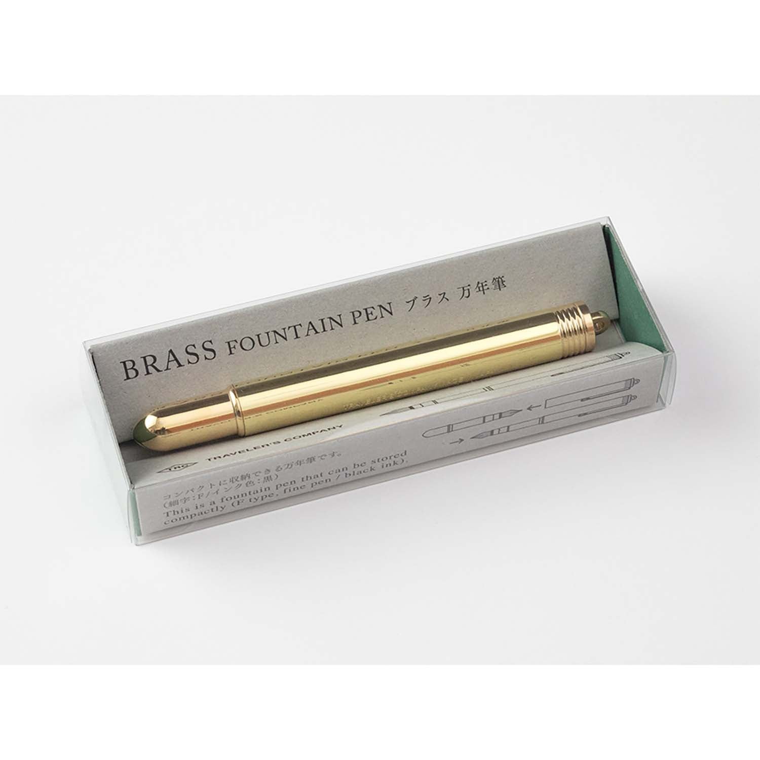 Traveler's Company - Pluma Estilográfica - SOLID BRASS