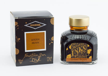 Diamine - Tintero 80 ml - Golden Brown - STANDARD INK