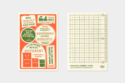 Traveler's Company - Shitajiki Plastic Sheet 2027 - PASSPORT Size