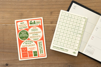 Traveler's Company - Shitajiki Plastic Sheet 2027 - PASSPORT Size