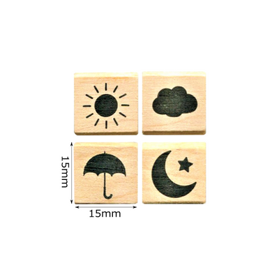 Kodomo No Kao - Set 4 Minisellos - Weather2