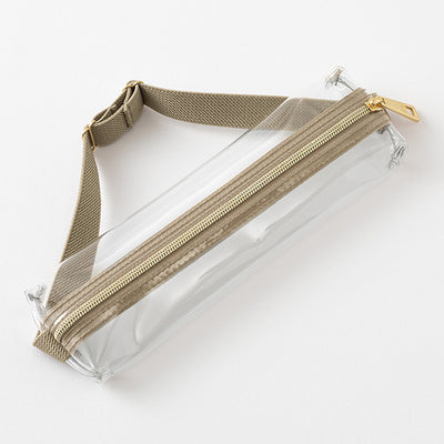Midori - Estuche banda elástica - A5 Beige Transparente