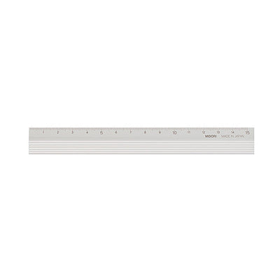 Midori - Regla Aluminio - Plata - 15cm