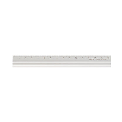 Midori - Regla Aluminio - Plata - 15cm