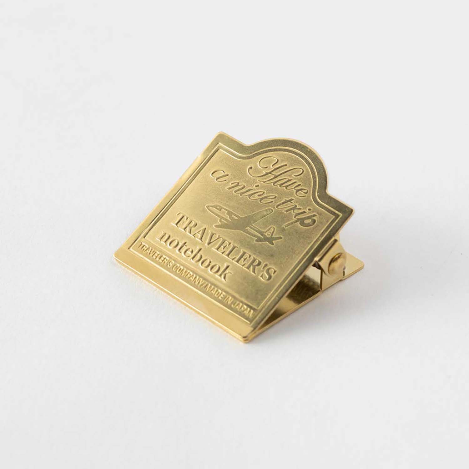 Traveler's Company - Clip Latón - BRASS CLIP AIRPLANE