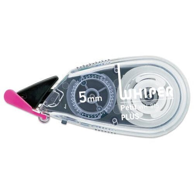 PLUS - Corrector de cinta 5 mm Negro - Whiper - Blanco (copia)