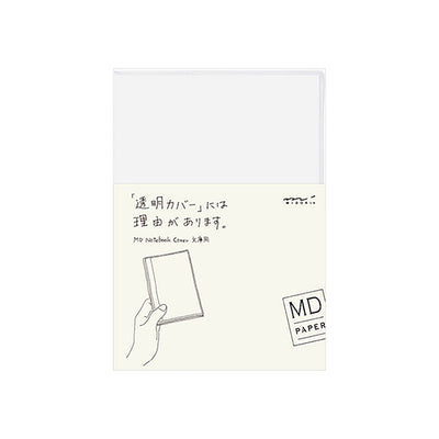 MD PAPER - Funda plástico transparente - Clear Cover - Cuadernos A6