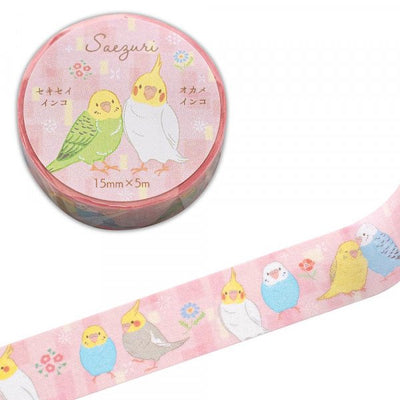 NB Co - Washi Tape Periquitos y Ninfas - Saezuri