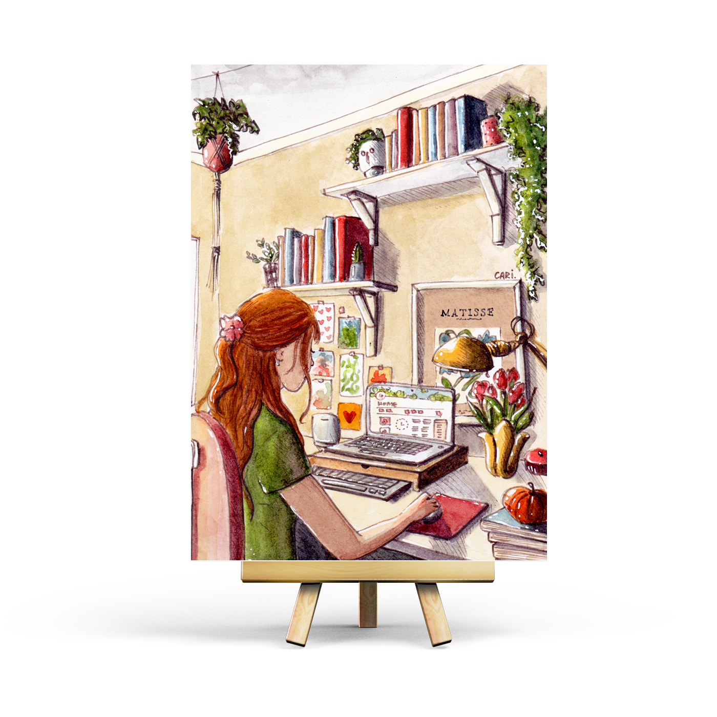 Penpaling Paula - Septiembre - Postal