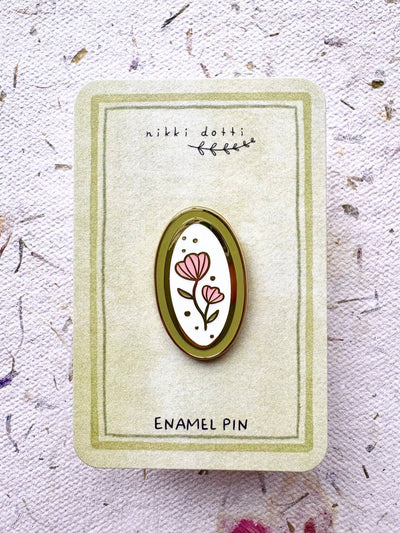 Nikki Dotti - Pin Esmaltado - Flores