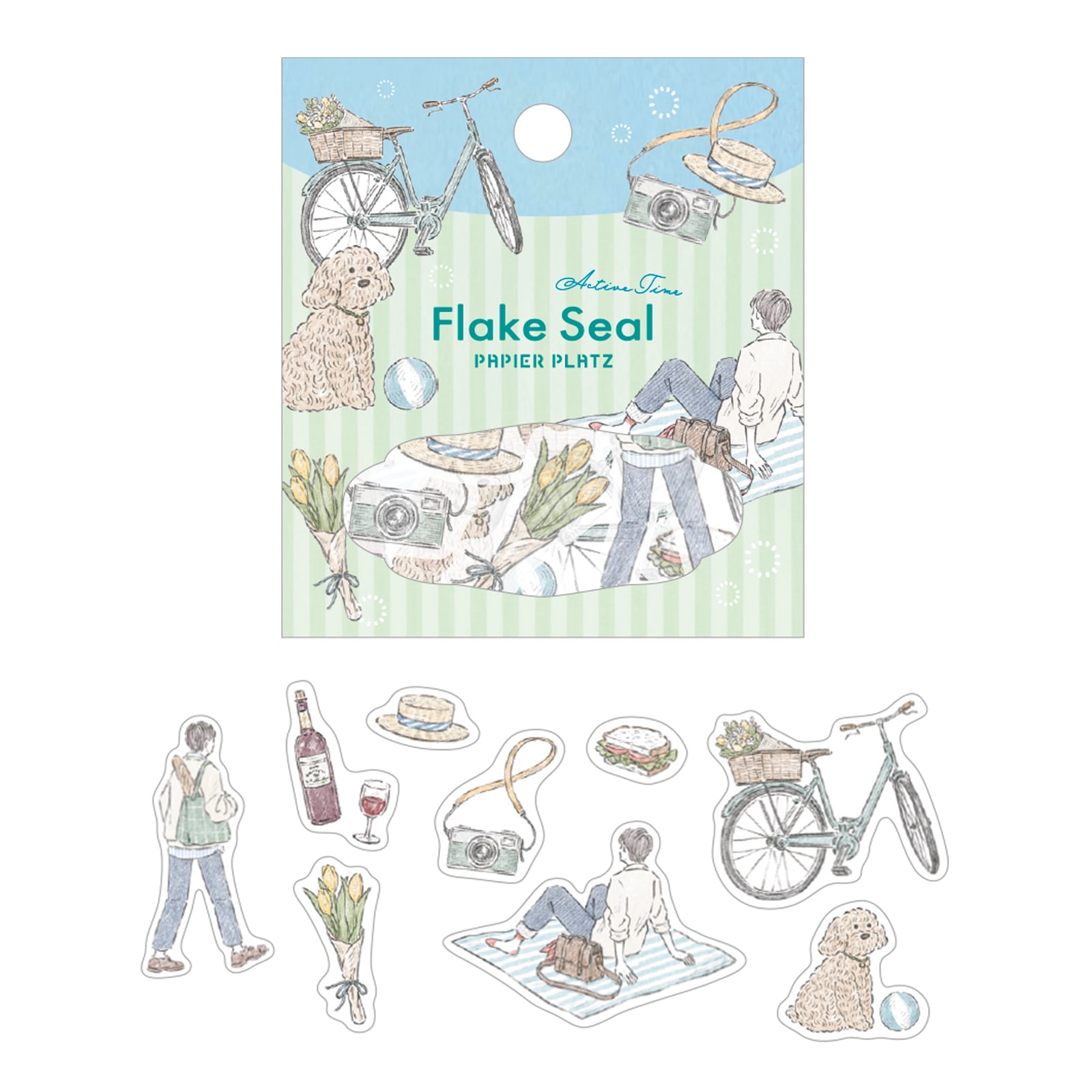 Papier Platz - Pegatinas Flake Sticker - Sunday Morning