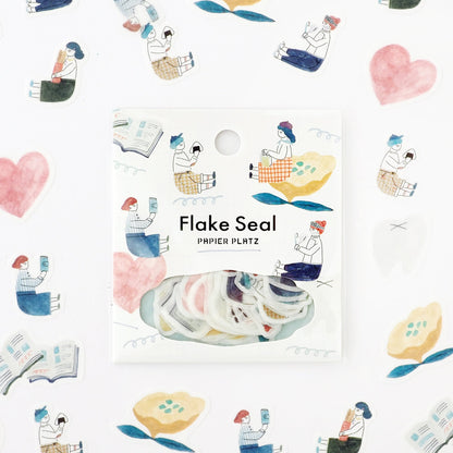 Papier Platz - Pegatinas Flake Sticker - Diary Time
