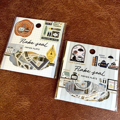 Papier Platz x Eric - Pegatinas Foil Dorado Flake Sticker - Favorite Things