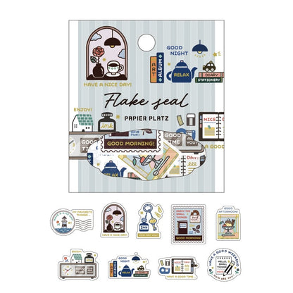 Papier Platz x Eric - Pegatinas Foil Dorado Flake Sticker - Favorite Things