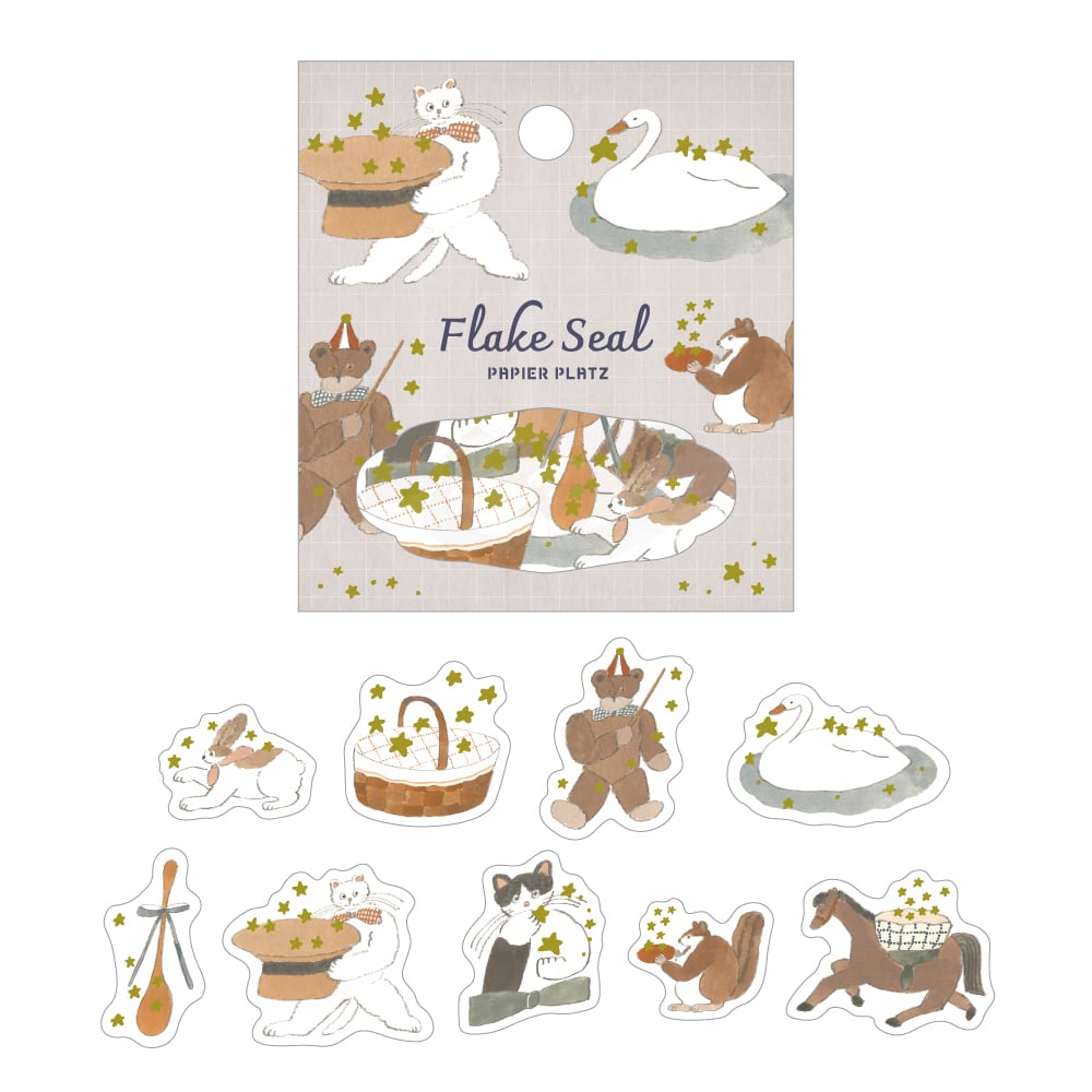 Papier Platz - Pegatinas Flake Sticker - Stardust Collection