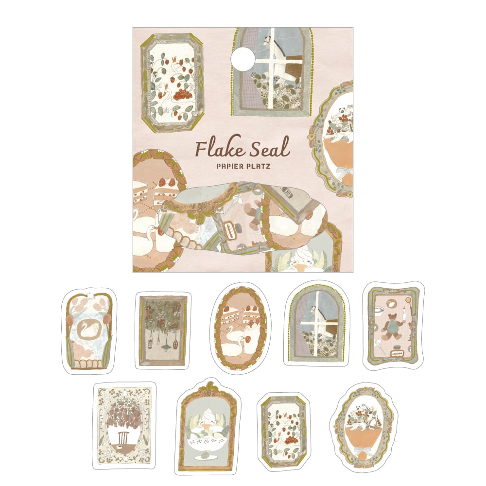 Papier Platz - Pegatinas Flake Sticker - Foil Frame