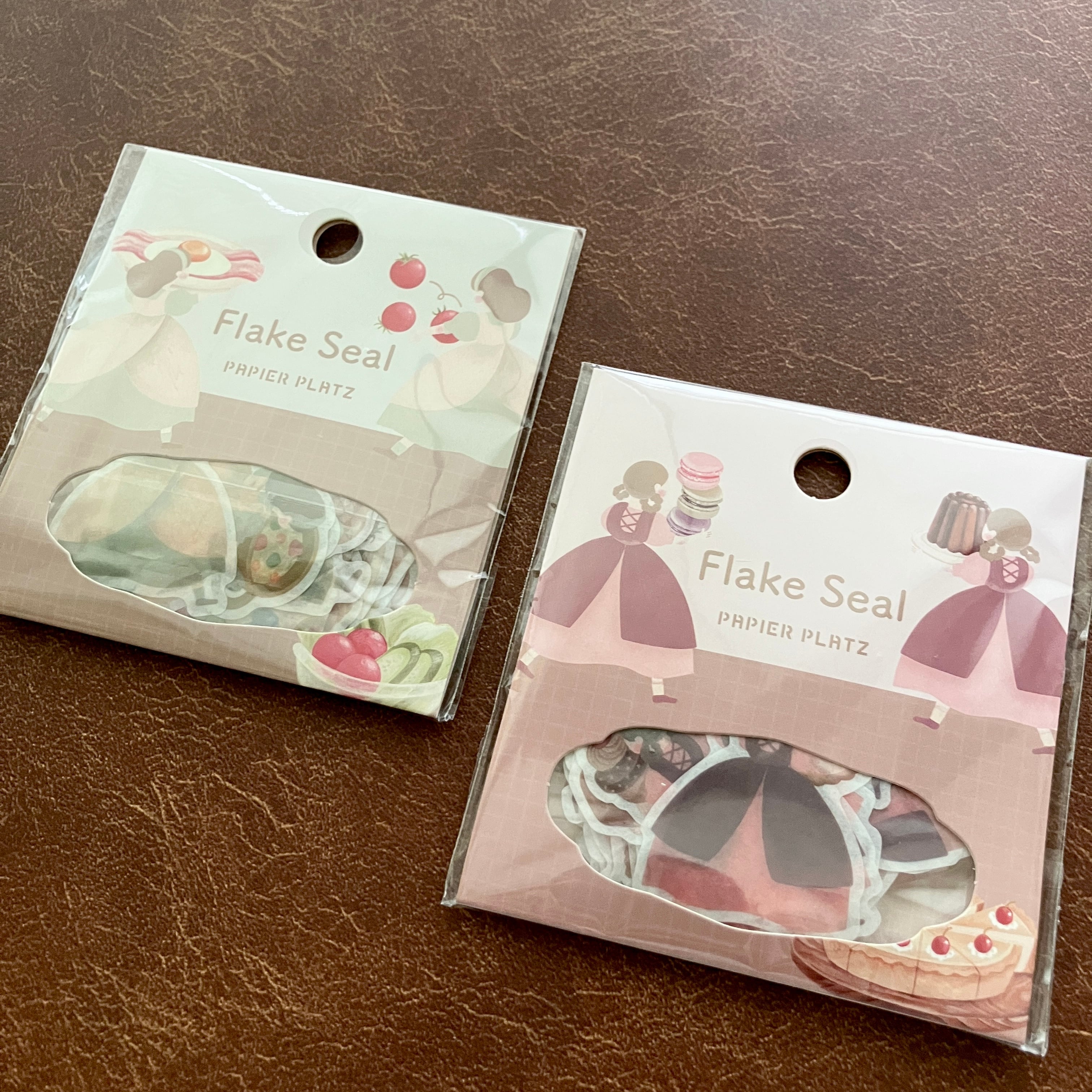 Papier Platz - Pegatinas Flake Sticker - Sweets baked