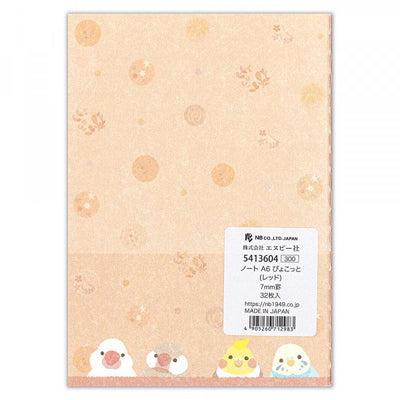 NB Co - Cuaderno A6 Rojo - Pyokotto