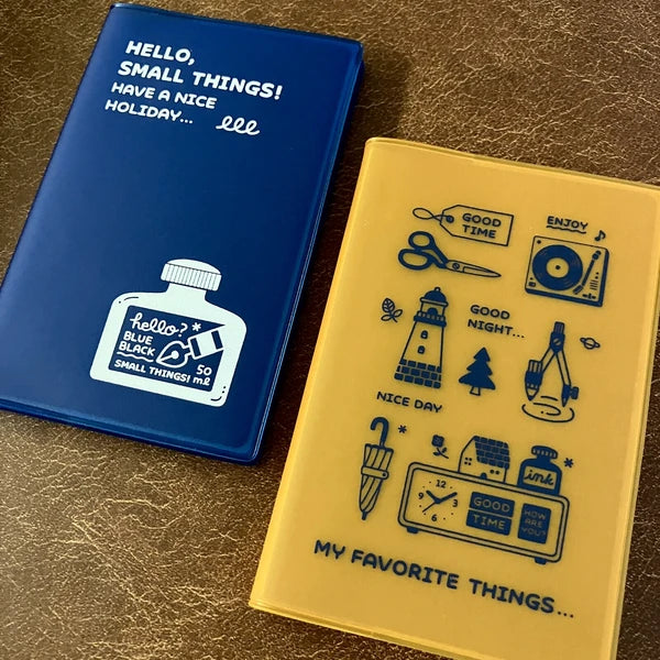 Papier Platz x Eric - Cuaderno Cuadros B7 - Favorite Things Amarillo