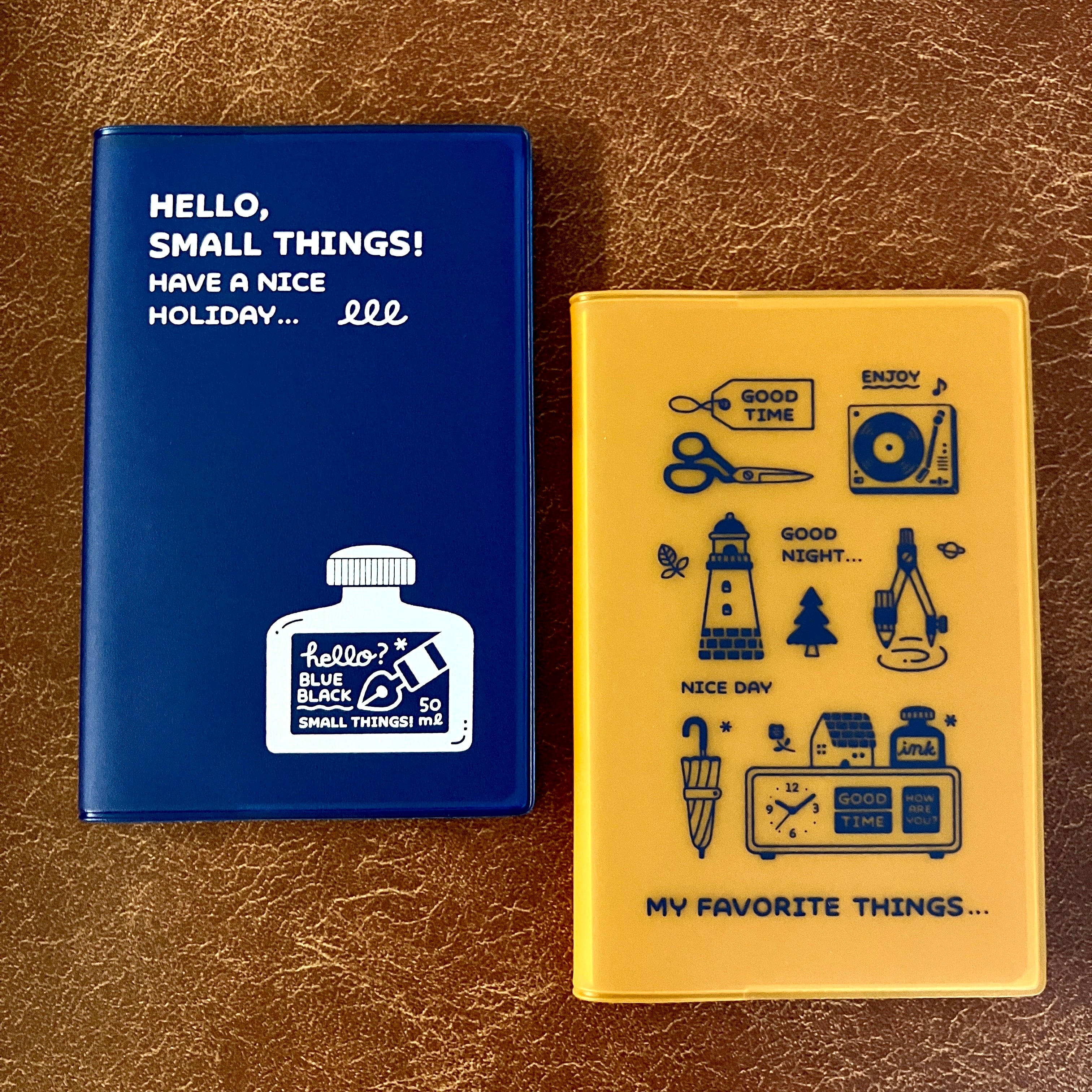 Papier Platz x Eric - Cuaderno Cuadros B7 - Ink Bottle Azul