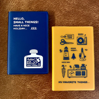 Papier Platz x Eric - Cuaderno Cuadros B7 - Ink Bottle Azul