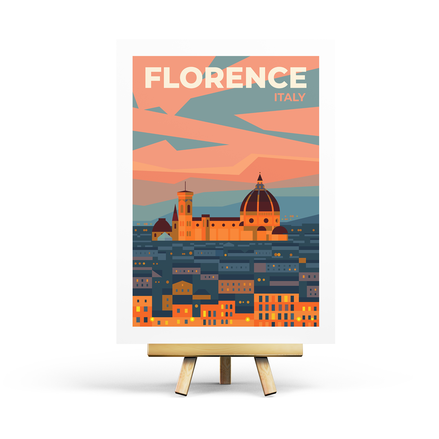 Penpaling Paula - Florencia - Postal de Viaje Retro