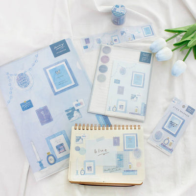 Mind Wave - Funda transparente A4 Azul - Loving Room