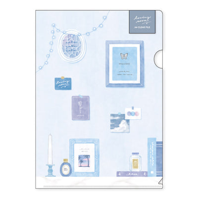 Mind Wave - Funda transparente A4 Azul - Loving Room