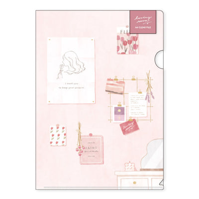 Mind Wave - Funda transparente A4 Rosa - Loving Room